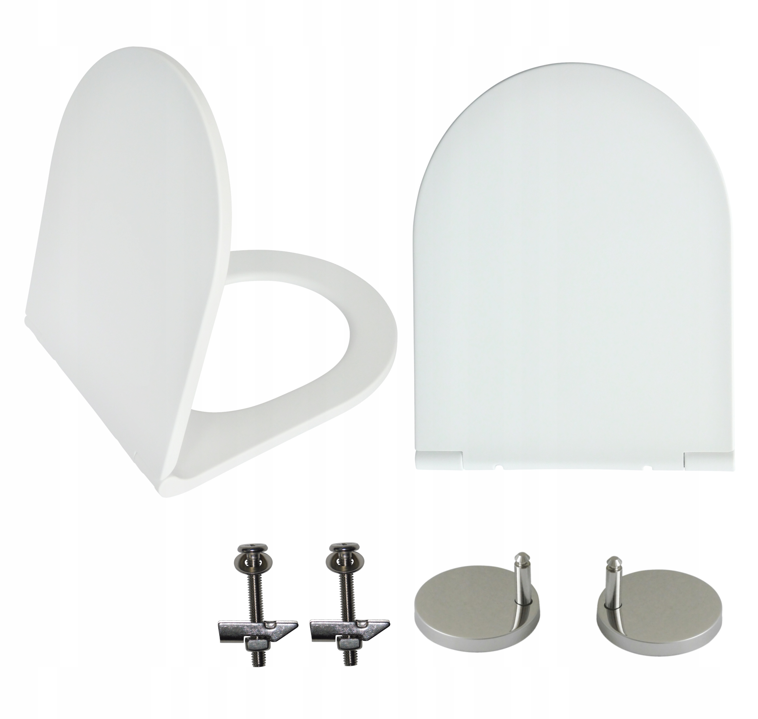 Estiva WHITE MATT WC sedadlo, biely duroplast